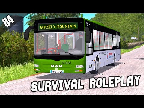 TAKING A BUS TO THE HAUNTED FOREST - Survival Roleplay | Episode 84