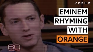 Eminem Proves There Are Plenty Of Words That Rhyme With &#39;Orange&#39;