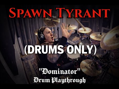 Vredehammer - "Spawn Tyrant" I Playthrough I Nils "Dominator" Fjellstrom (DRUMS ONLY)