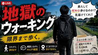 地獄のウォーキング配信【限界突破】