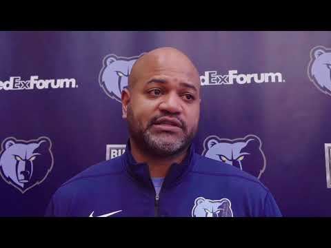 J.B. Bickerstaff on C.J. Miles' injury, G-League Playoffs, Mike Conley - 3/19/19