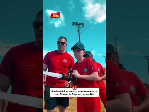 Bombeiro Mirim encerra primeiro semestre com Gincana do Fogo em Horizontina