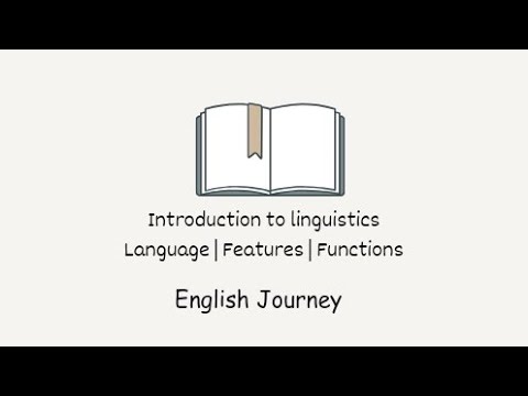 ENG-102 Introduction to linguistics| Language| Features| Functions in easy words#study #linguistics