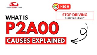 OBD Code p2a00 Guide to Repair