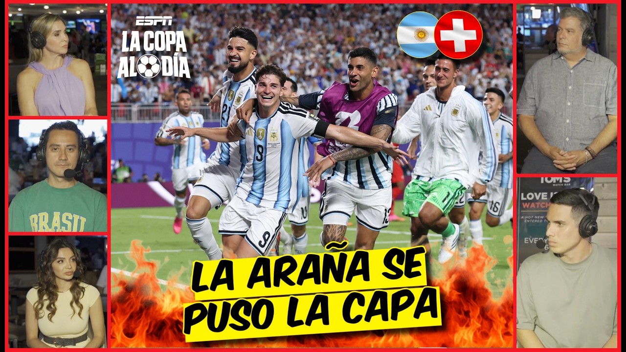 JULIÁN ÁLVAREZ fue el JUGADOR MÁS IMPORTANTE de ARGENTINA ante SUIZA | La Copa Al Día