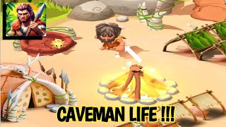 🧌 CAVEMAN LIFE ⛏️ GAMES ANDROID/IOS [GAMEPLAY WALKTROUGH] PART #1