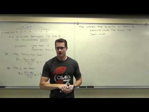 Statistics Lecture 3.4: Finding Z-Score, Percentiles and Quartiles, and Comparing Standard Deviation