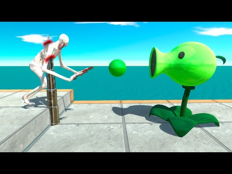 Monsters vs Spike and Peashooter Trap - Animal Revolt Battle Simulator