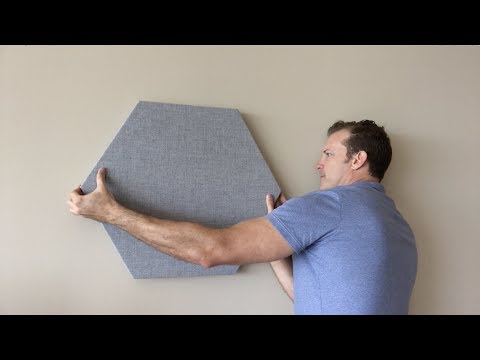 Acoustic panels installation instructions