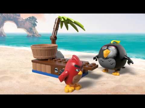 Vidéo LEGO Angry Birds 75825 : Le bateau pirate du cochon