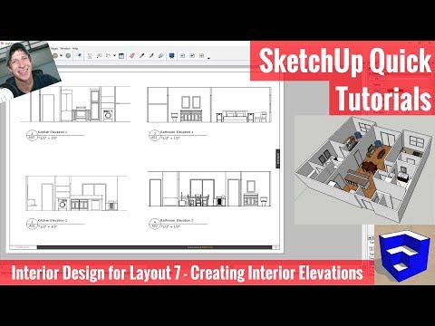 Interior Elevations in Layout from Your SketchUp Model - Interior Design Modeling for Layout #7