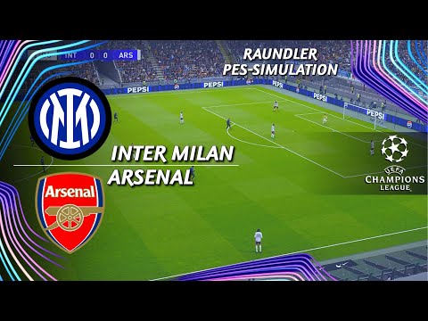 Inter Milan vs Arsenal | UEFA Champions League 2025 | PES 2021 Simulation
