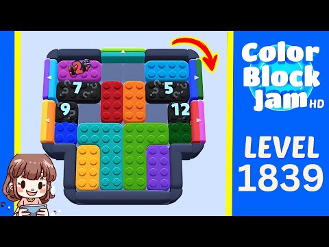 Color Block Jam Level 934 (1839) Solution Walkthrough
