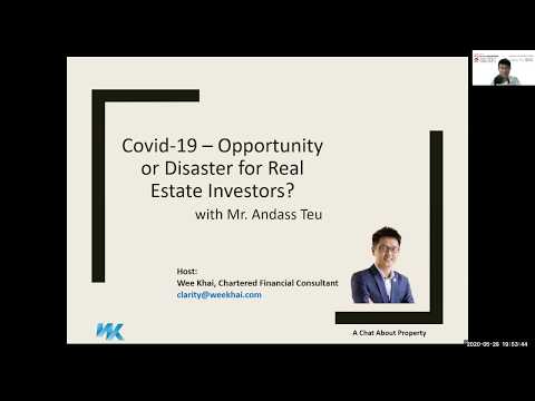 The CoVid19 is a Disaster, or an Opportunity for Real Estate Investor?