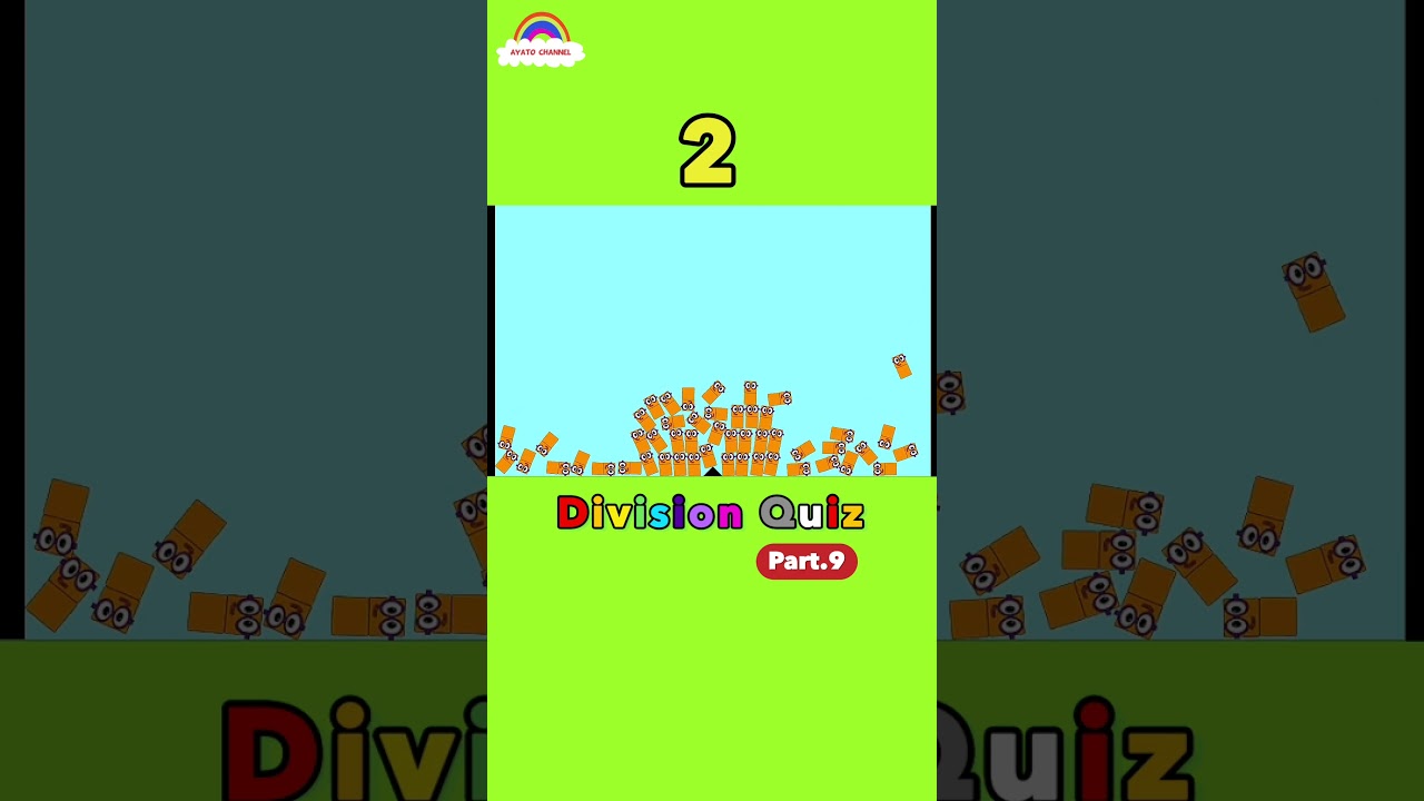 Numberblocks Learn DivisionPart 9｜Math Division for Kids #shorts #shorts #short