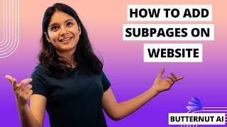 How to add Sub-pages on website