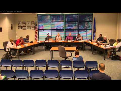 2017 08 14 School Board Meeting
