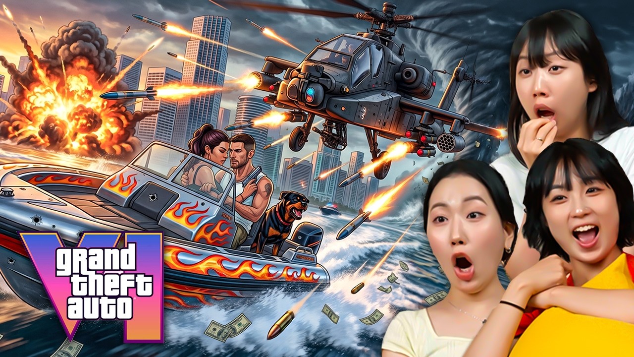 Korean Girls React To GTA 6 TRAILER & GTA RP | 𝙊𝙎𝙎𝘾