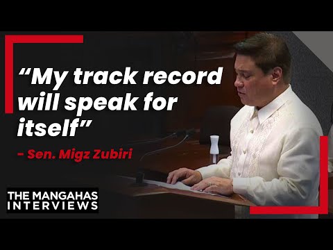 “My track record will speak for itself” — Sen. Migz Zubiri The Mangahas Interviews