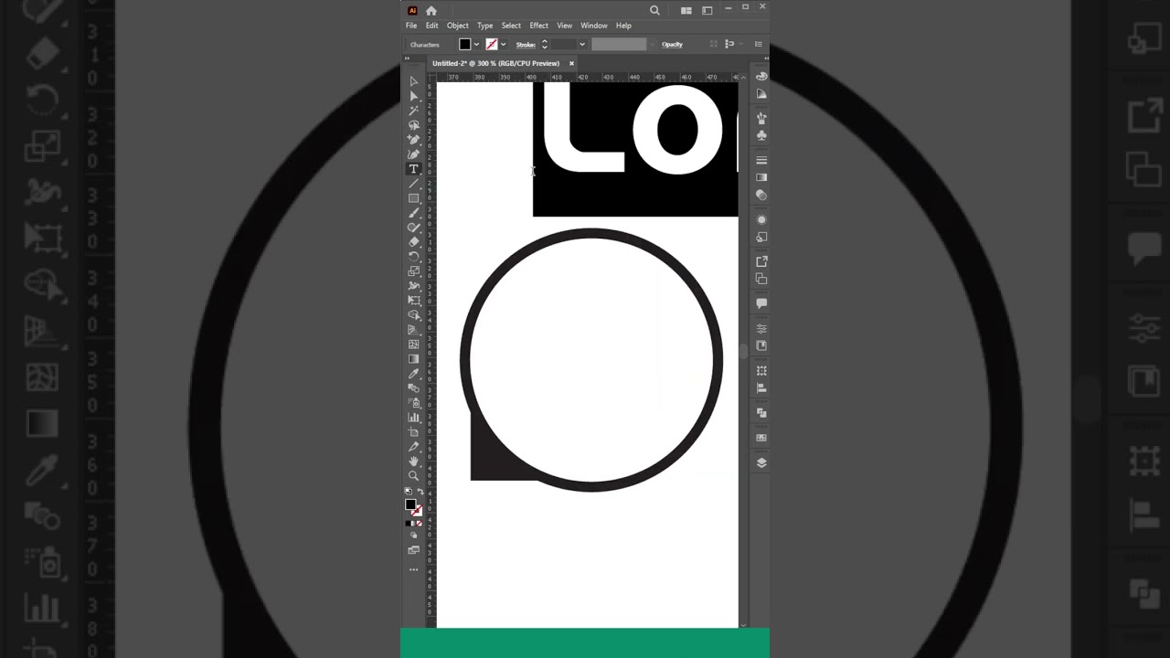 How to create a Vector Feacbook Icon in Illustrator #shorts