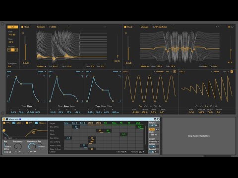 Wavetable Ableton Live 10 Tutorial and Walkthrough