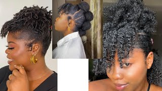 New Year Natural Hairstyles  for your 4c hair .. Simple & Quick Natural hairstyles