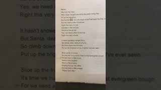 We need a little Christmas practice