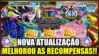 Nova Atualização do Pokémon TCG Live! Passe, Recompensas e ESCURIDÃO ABSOLUTA