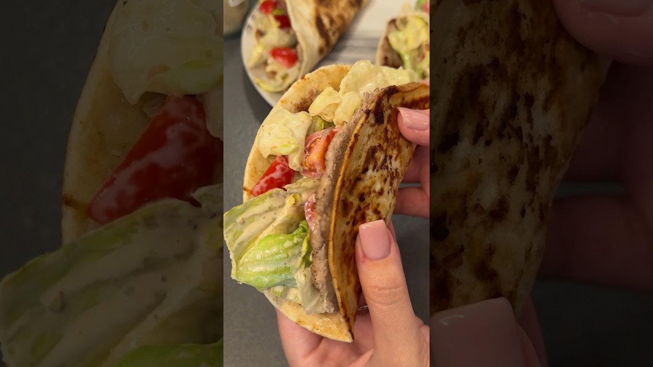 Chicken Caesar Smash Tacos 🌮⚽ The ultimate World Cup watch party snack!