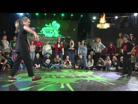 RESPECT MY TALENT-2017.  Beginners hip-hop 1/8 Voron Li vs Niki