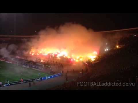 Večiti Derbi /  Crvena Zvezda vs Partizan / 25.04.2015 / Derby Belgrad Beograd Belgrade Pyro Show