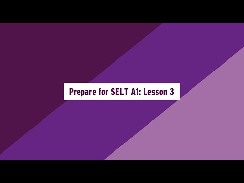 Review of the language level required for the A1 English language test