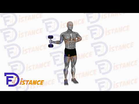 Rotation interne et externe avec haltère - Exercice Rotation interne et externe avec haltère en vidéo