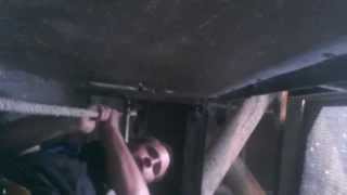 preview picture of video 'Going up a 120' rope pull elevator inside a grain silo'