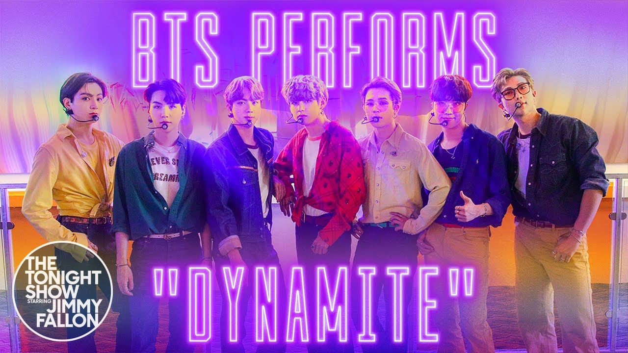 BTS: Dynamite | The Tonight Show Starring Jimmy Fallon thumnail