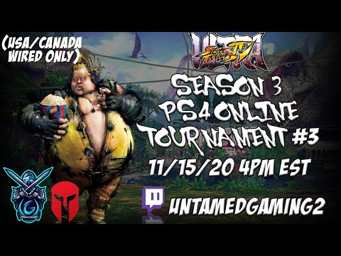 USF4 Season 3 PS4 Online Tournament #3 11/15/20