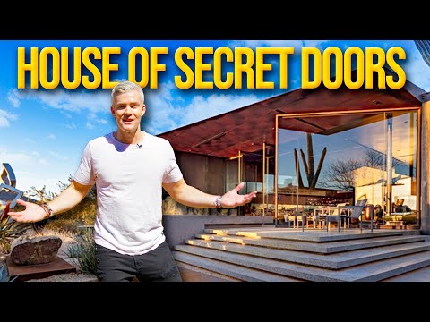 Touring a $30M Ultra Modern Desert Mansion
