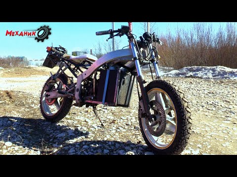 Запрещённая технология бюджетного ЭЛЕКТРО мотоцикла за 3 дня в гараже из металлолома!
