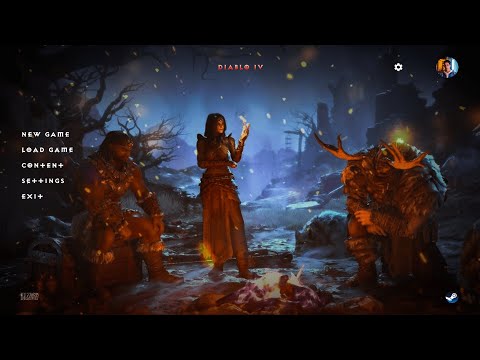 Diablo 4 Design Menu Intreface