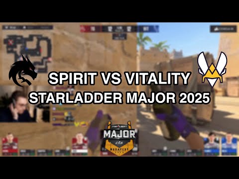 Ohnepixel | SPIRIT vs VITALITY | STARLADDER BUDAPEST MAJOR 2025 | SEMI-FINALS | FULL VOD