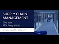 The RSM MSc in Supply Chain Management. Do ...