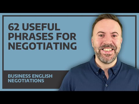 62 Useful Phrases For Negotiating - Business English (FREE E-Phrasebook)