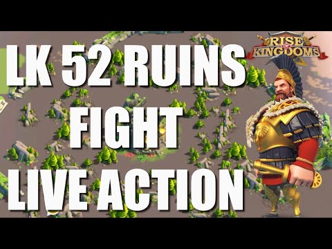 Ruins Fight 1 man army show Live Action - LK 52 in KvK 4 LvD - Rise of Kingdoms