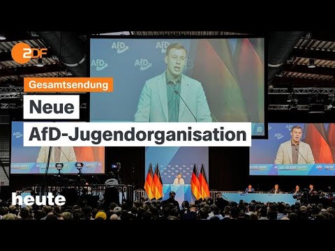 heute 19:00 Uhr vom 29.11.2025 Neue AfD-Jugendorganisation, Demo Gießen, Papst Leo in der Türkei