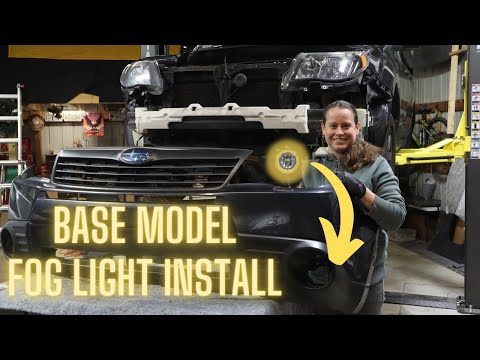 How to Install Fog Lights on a 2009 - 2013 Subaru Forester Base Model