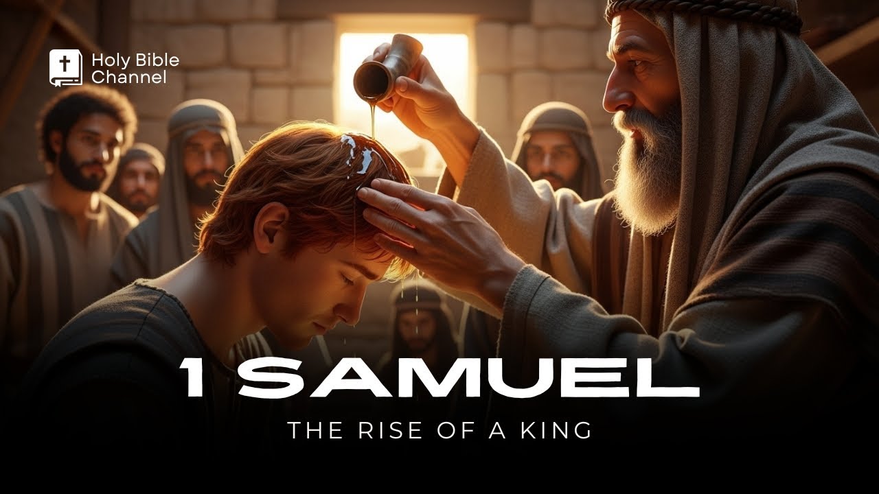The Book of 1st SAMUEL - Bible Narration with Scrolling Text (Contemporary English Bible)