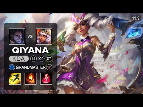 Qiyana Mid vs Sylas - EUW Grandmaster Patch 11.8