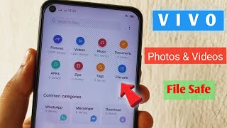 how to use move to file safe in vivo phone | how to view file safe folder in vivo mobile