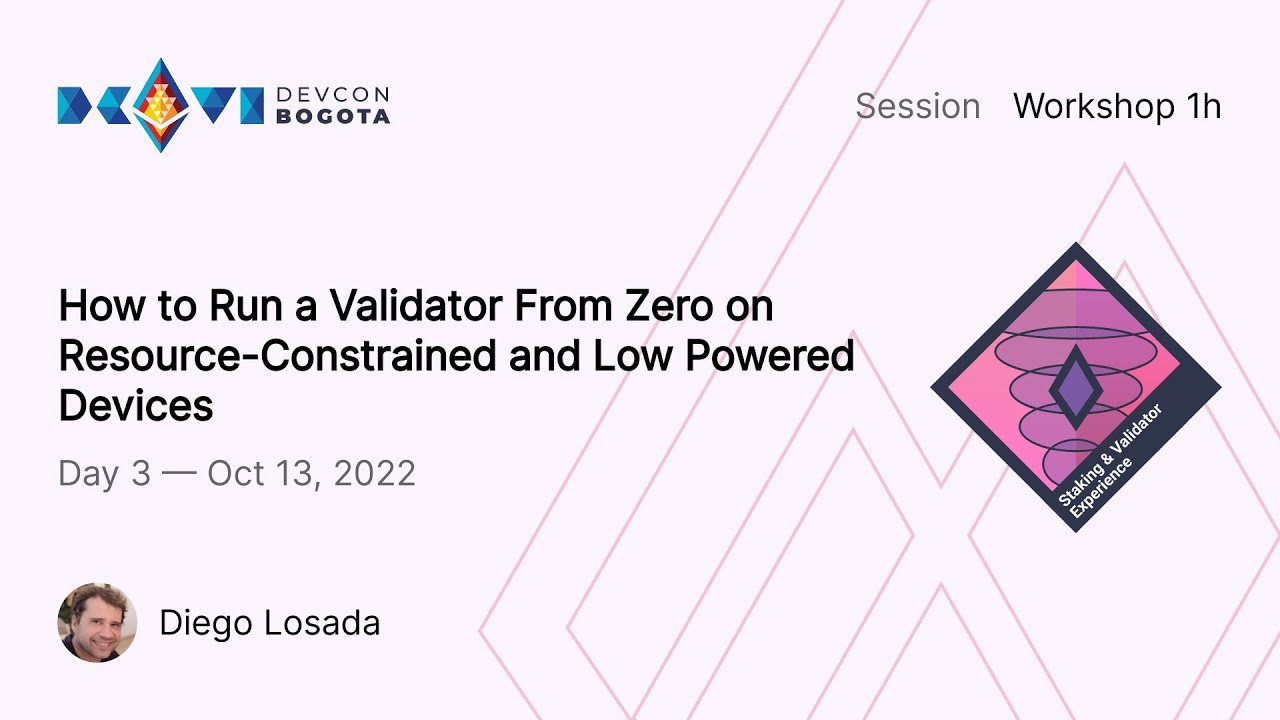 How to Run a Validator From Zero on Resource-Constrained and Low Powered Devices preview