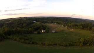 preview picture of video 'Video coverage from high over Nashport, Ohio'